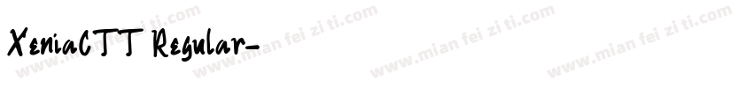 XeniaCTT Regular字体转换